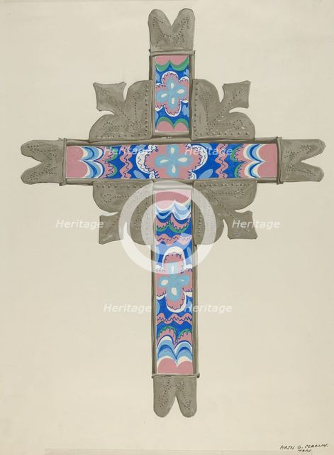 Cross, 1935/1942. Creator: Majel G. Claflin.