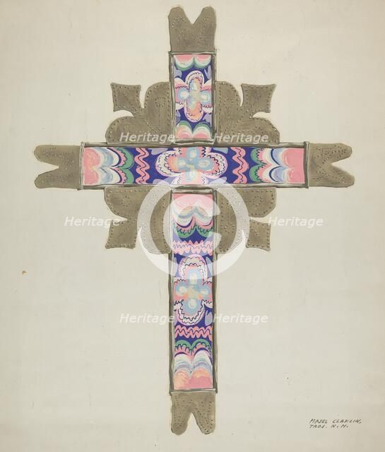 Cross, 1935/1942. Creator: Majel G. Claflin.