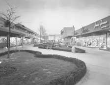 Cross Country Shopping Center, Stamford, Connecticut, 1959. Creators: Gottscho-Schleisner, Inc, Lathrop Douglass