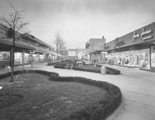 Cross Country Shopping Center, Stamford, Connecticut, 1959. Creators: Gottscho-Schleisner, Inc, Lathrop Douglass