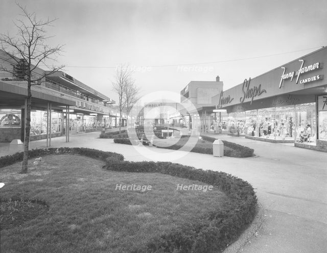 Cross Country Shopping Center, Stamford, Connecticut, 1959. Creators: Gottscho-Schleisner, Inc, Lathrop Douglass.