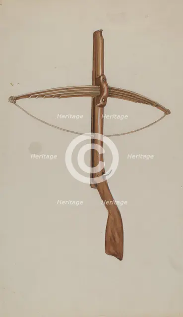 Cross Bow, 1935/1942. Creator: Unknown.