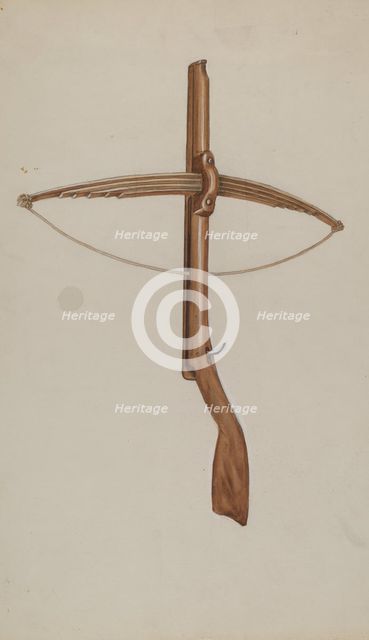 Cross Bow, 1935/1942. Creator: Unknown.