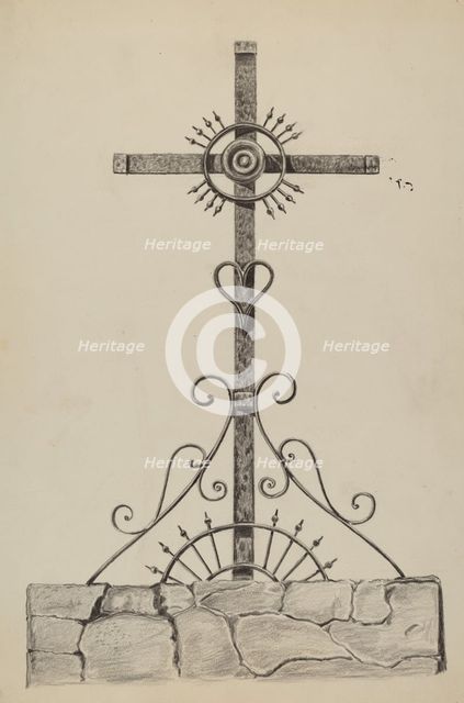 Cross, c. 1936. Creator: Al Curry.