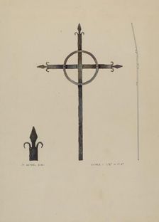Cross, c. 1936. Creator: Kurt Melzer