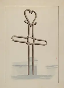 Cross, c. 1936. Creator: Lucien Verbeke