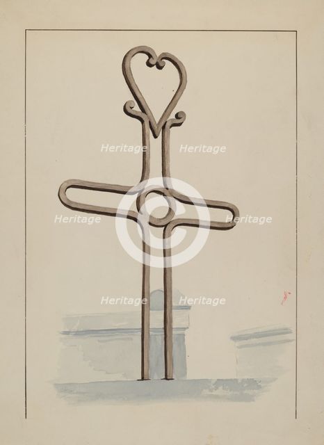 Cross, c. 1936. Creator: Lucien Verbeke.