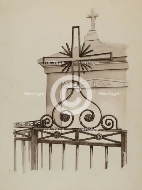 Cross, c. 1936. Creator: Ray Price.