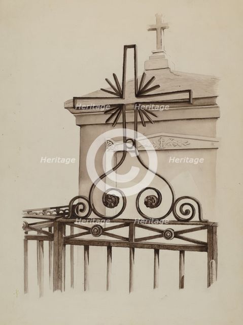 Cross, c. 1936. Creator: Ray Price.