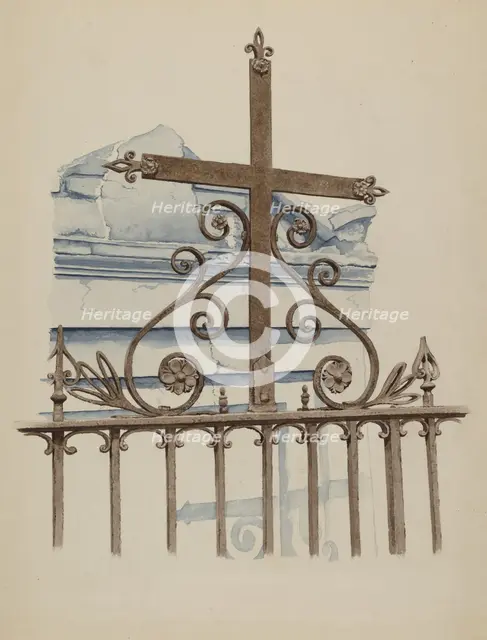 Cross, c. 1936. Creator: Ray Price.