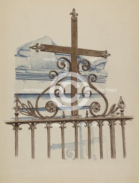 Cross, c. 1936. Creator: Ray Price.
