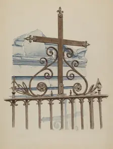 Cross, c. 1936. Creator: Ray Price