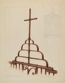 Cross, c. 1937. Creator: Manuel G. Runyan