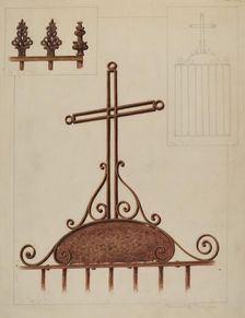 Cross, c. 1937. Creator: Manuel G. Runyan