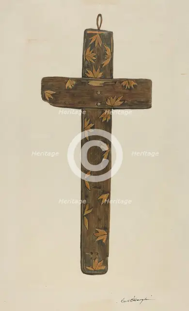 Cross, c. 1939. Creator: Carl O'Bergh.