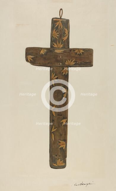 Cross, c. 1939. Creator: Carl O'Bergh.