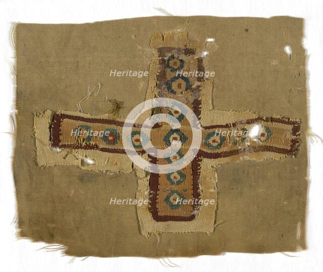 Cross, Egypt, Roman period (30 B.C.- 641 A.D.), 5th/6th century. Creator: Unknown.