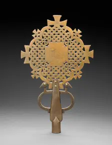 Cross, Ethiopia, Mid-/late 15th century. Creator: Unknown