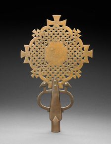 Cross, Ethiopia, Mid-/late 15th century. Creator: Unknown