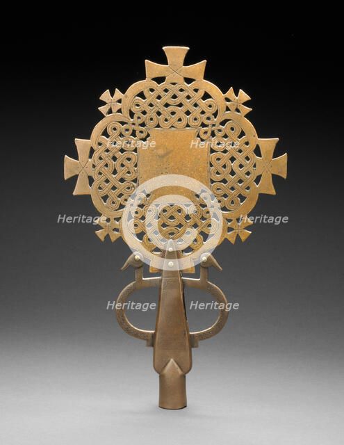 Cross, Ethiopia, Mid-/late 15th century. Creator: Unknown.