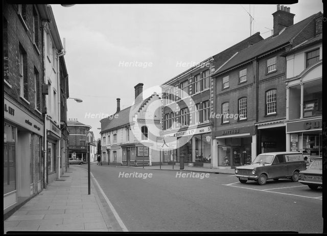 Cross Keys Hotel, Market Place, North Walsham, North Norfolk, Norfolk, 1973. Creator: Terry Buchanan.