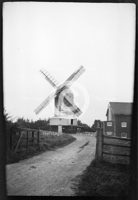 Cross-in-Hand Windmill, Mill Lane, Cross-in-Hand, Wealden, East Sussex, 1932. Creator: Francis Matthew Shea.