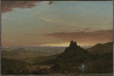 Cross in the Wilderness, 1857. Creator: Frederic Edwin Church