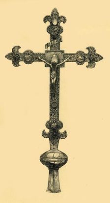 Cross, mid 14th century?, (1881). Creator: M Sullivan
