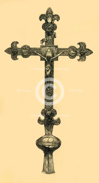 Cross, mid 14th century?, (1881).  Creator: M Sullivan.