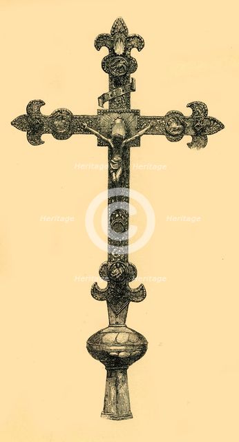 Cross, mid 14th century?, (1881).  Creator: M Sullivan.