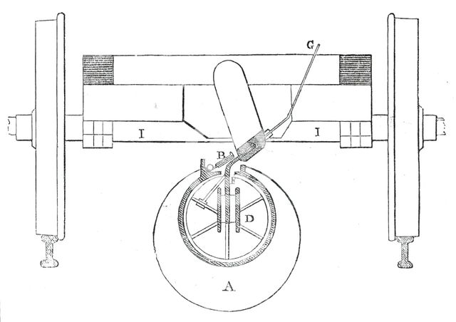 Cross section of the tube, &c., 1845. Creator: Unknown.