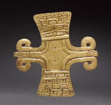 Cross-Shaped Ornament, c. 500-200 BC. Creator: Unknown