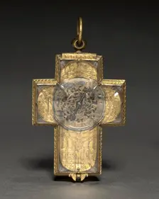 Cross-Shaped Clock, c. 1600. Creator: Urban Hörle (German)