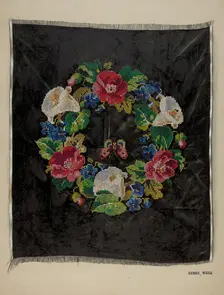 Cross Stitch, c. 1938. Creator: Elmer Weise