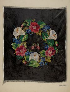 Cross Stitch, c. 1938. Creator: Elmer Weise