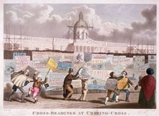 Cross-readings at Charing-Cross London,1835. Artist: IP