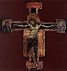 Cross with the Crucified Christ, 1270. Creator: Ugolino di Tedice