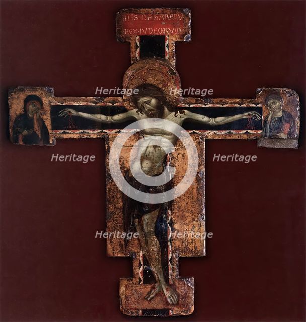 Cross with the Crucified Christ, 1270. Creator: Ugolino di Tedice.