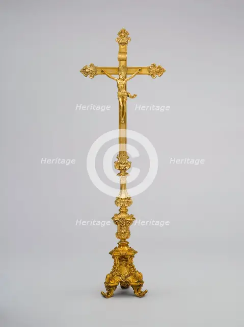 Cross with Corpus, Italy, 1765/66. Creator: Leandro Gagliardi.