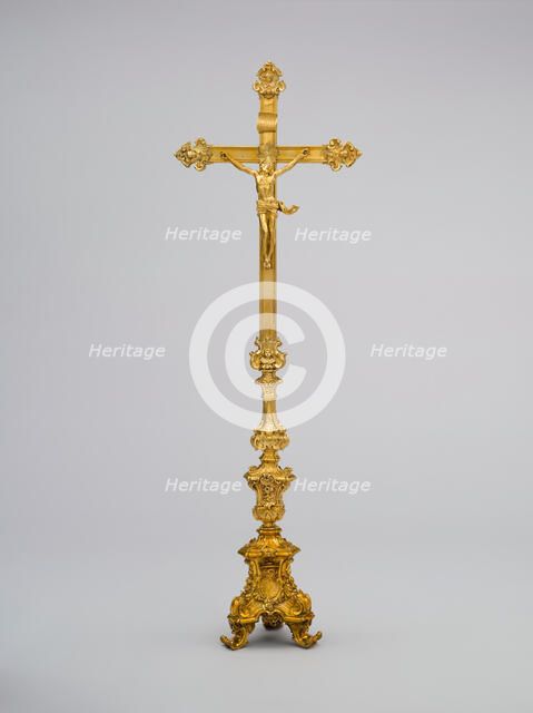 Cross with Corpus, Italy, 1765/66. Creator: Leandro Gagliardi.