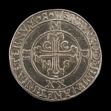Cross within a Circle [reverse], 1522. Creator: Unknown