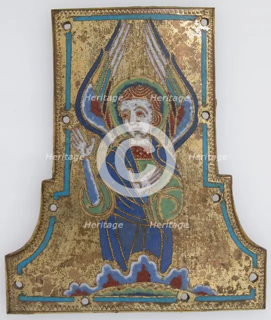Cross Terminal, French, 12th century. Creator: Unknown.
