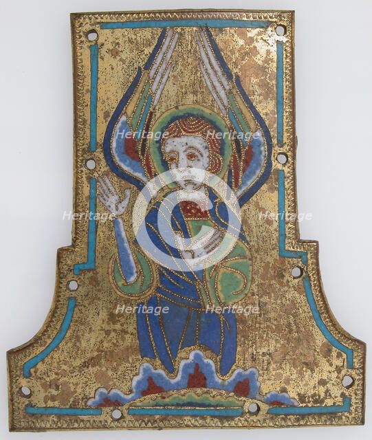 Cross Terminal, French, 12th century. Creator: Unknown.