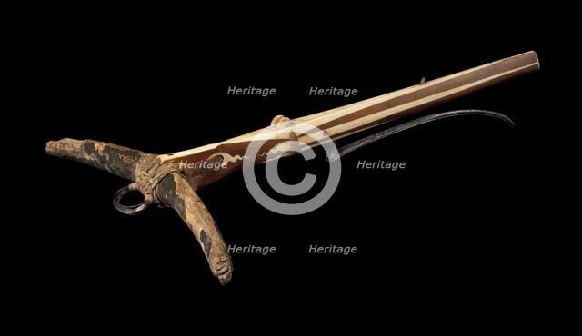 Crossbow, Central European, possibly Austria, ca. 1425-75. Creator: Unknown.