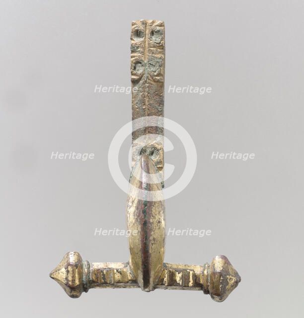 Crossbow Brooch, Late Roman, 4th century. Creator: Unknown.