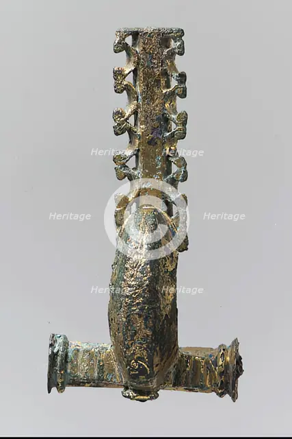Crossbow Brooch, Late Roman, 4th century. Creator: Unknown.