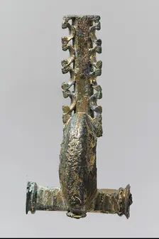 Crossbow Brooch, Late Roman, 4th century. Creator: Unknown