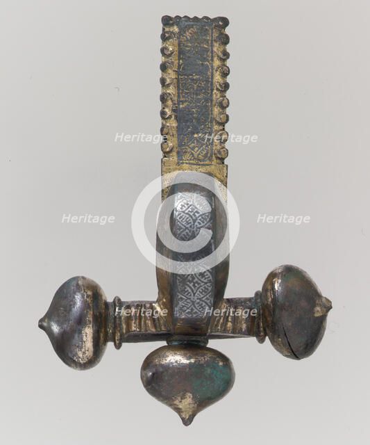 Crossbow Brooch, Late Roman or Byzantine, second half A.D. 4th century. Creator: Unknown.