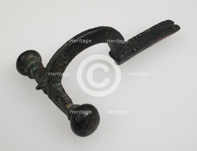 Crossbow Fibula, Late Roman, ca. 350-380. Creator: Unknown.