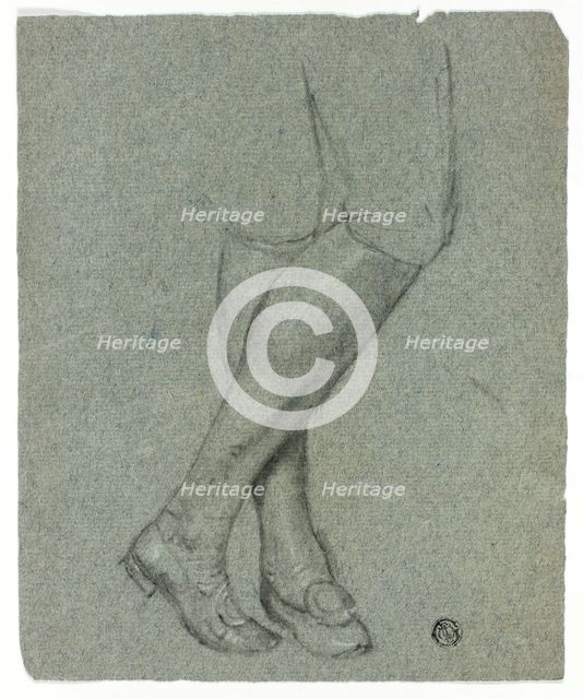 Crossed Legs of Standing Figure, n.d. Creator: John Downman.